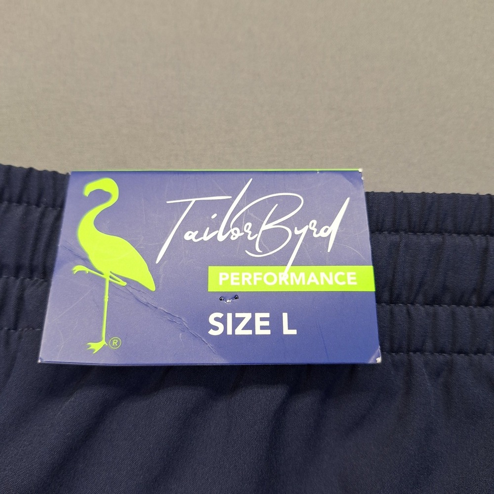 TailorByrd‎ Performance Mens Navy Blue Shorts M221B2101 Size L NWT - Picture 9 of 11